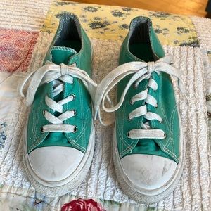 Circle Brand from Target. Girls sz 4 turquoise colored sneakers.